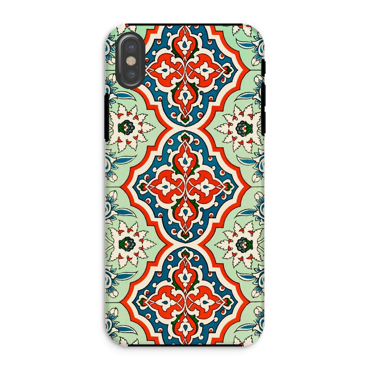 La Decoration Arabe 21 - Emile Prisse D’avennes Iphone Case, Xs / Matte, Ornate Patterned Phone Case Colorful Floral Geometric Designs