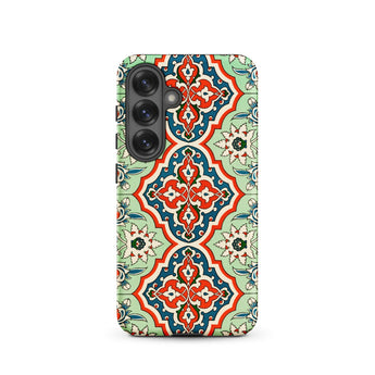 La Decoration Arabe 21 - Emile Prisse D’avennes Samsung Case, Galaxy S25 / Matte, Smartphone Case Pattern Stylized Floral Geometric Motifs