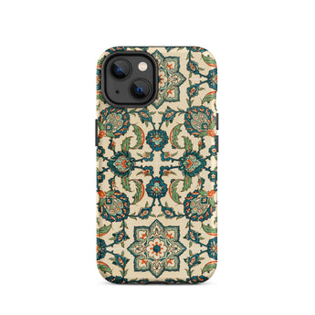 La Decoration Arabe 23 - Emile Prisse D’avennes Iphone Case, 14 / Matte, Floral Patterned Phone Case