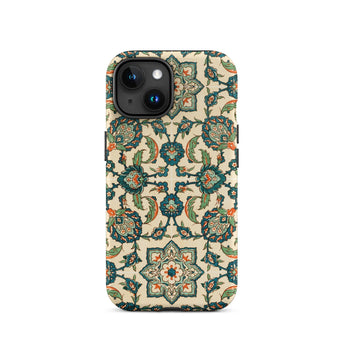 La Decoration Arabe 23 - Emile Prisse D’avennes Iphone Case, 15 / Matte, Floral Patterned Phone Case