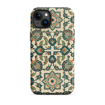 La Decoration Arabe 23 - Emile Prisse D’avennes Iphone Case, 15 Plus / Matte, Floral Patterned Phone Case