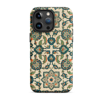La Decoration Arabe 23 - Emile Prisse D’avennes Iphone Case, 15 Pro Max / Matte, Floral Patterned Phone Case