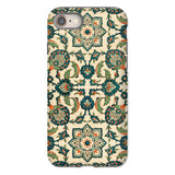 La Decoration Arabe 23 - Emile Prisse D’avennes Iphone Case, 8 / Matte, Ornate Floral Patterned Phone Case Intricate Designs Teal