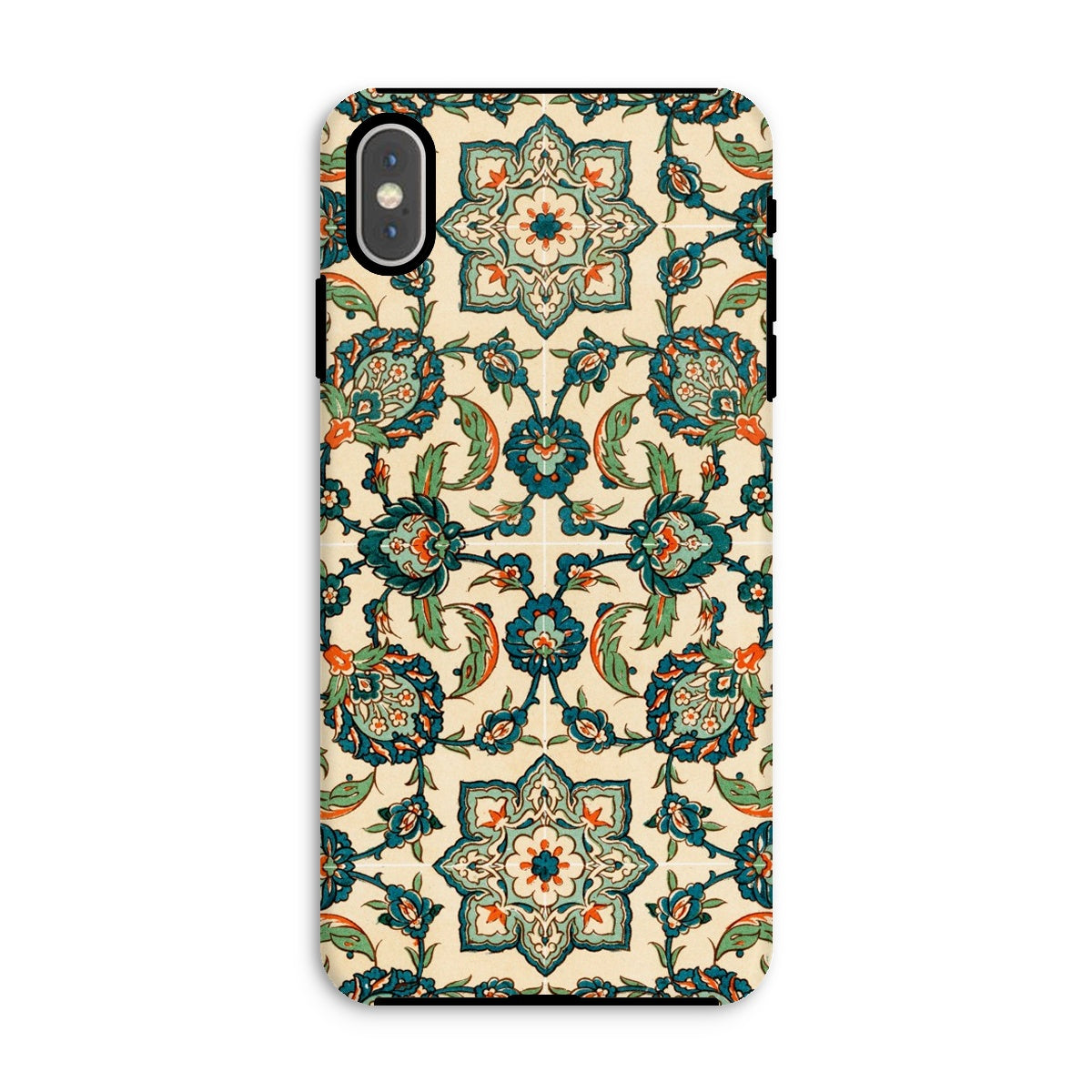 La Decoration Arabe 23 - Emile Prisse D’avennes Iphone Case, Xs Max / Tough Phone, Ornate Floral Patterned Phone Case Intricate Middle