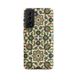 La Decoration Arabe 23 - Emile Prisse D’avennes Samsung Case, Galaxy S21 Fe / Matte, Smartphone Case Cream-colored Background Intricate