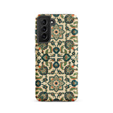 La Decoration Arabe 23 - Emile Prisse D’avennes Samsung Case, Galaxy S21 / Matte, Smartphone Case Intricate Floral Geometric Pattern Shades