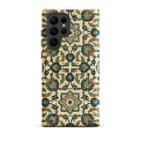 La Decoration Arabe 23 - Emile Prisse D’avennes Samsung Case, Galaxy S22 Ultra / Matte, Smartphone Case Intricate Floral Geometric Pattern
