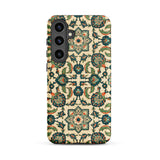 La Decoration Arabe 23 - Emile Prisse D’avennes Samsung Case, Galaxy S24 Plus / Matte, Smartphone Case Cream Background Intricate Floral