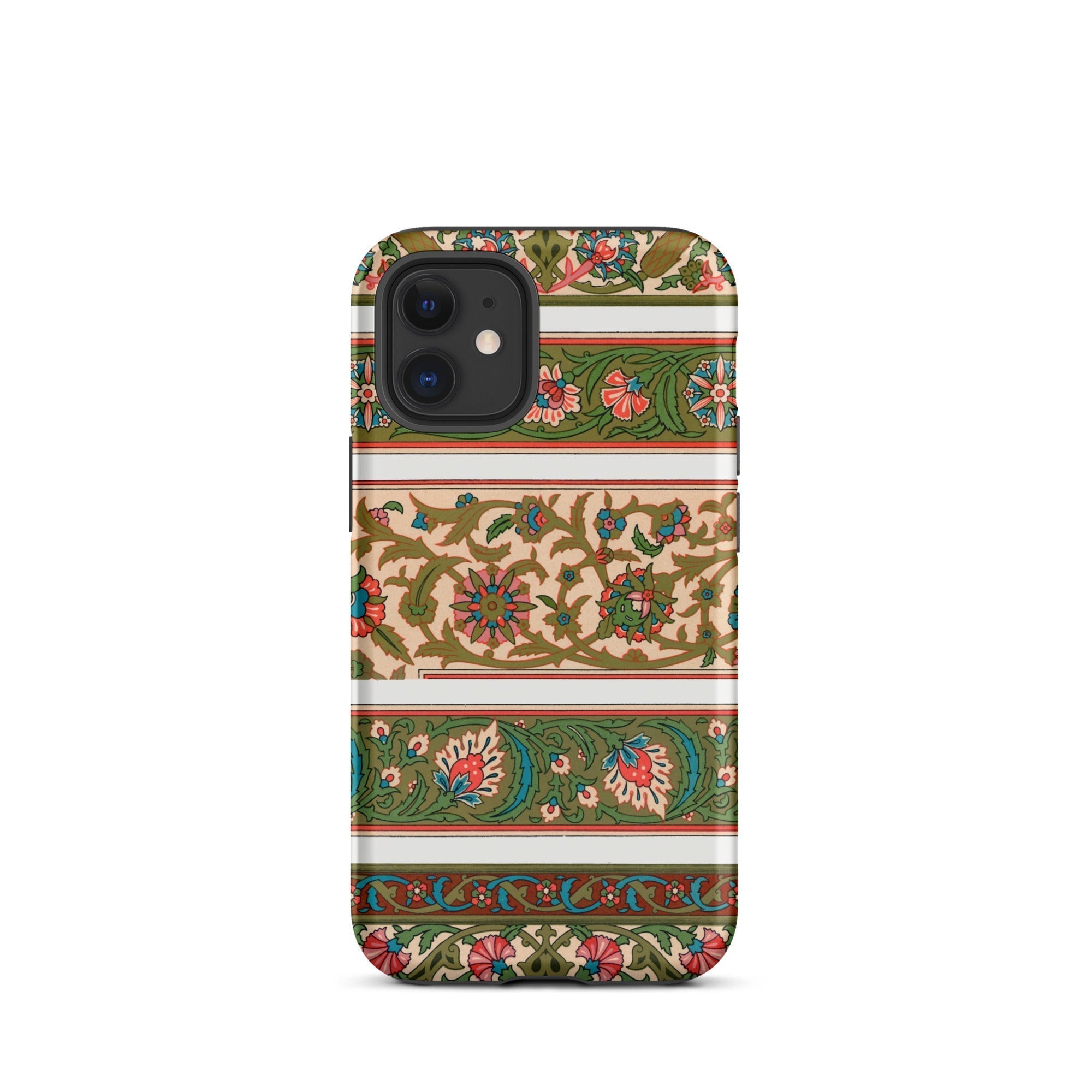 La Decoration Arabe 32 Emile Prisse D’avennes Art Iphone Case, 12 Mini / Matte, Floral Patterned Phone Case