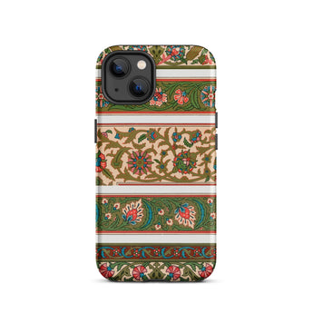 La Decoration Arabe 32 - Emile Prisse D’avennes Art Iphone Case, 13 / Matte, Floral Patterned Phone Case