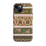 La Decoration Arabe 32 - Emile Prisse D’avennes Art Iphone Case, 15 Plus / Matte, Floral Patterned Phone Case