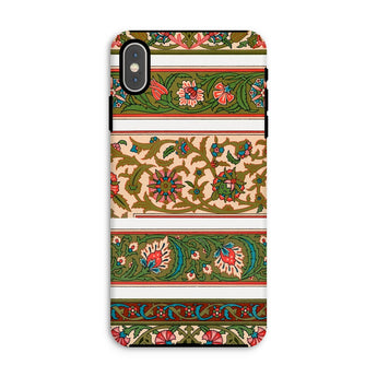 La Decoration Arabe 32 - Emile Prisse D’avennes Art Iphone Case, Xs Max / Matte, Decorative Phone Case Colorful Floral Geometric Patterns