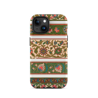 La Decoration Arabe 32 - Emile Prisse D’avennes Art Phone Case Iphone 15 / Matte Floral Patterned Phone Case émile Prisse D’avennes, Lush