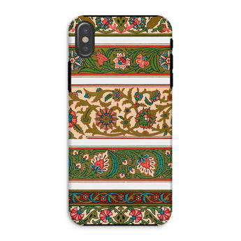 La Decoration Arabe 32 - Emile Prisse D’avennes Art Phone Case Iphone Xs / Matte Decorative Phone Case Colorful Floral Geometric Patterns