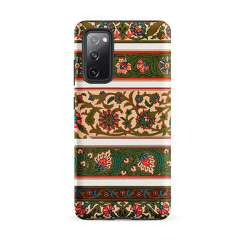 La Decoration Arabe 32 - Emile Prisse D’avennes Art Samsung Case, Galaxy S20 Fe / Matte, Smartphone Ornate Floral Foliate Patterned Case