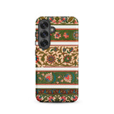 La Decoration Arabe 32 - Emile Prisse D’avennes Art Samsung Case, Galaxy S25 / Matte, Smartphone Case Ornamental Floral Pattern