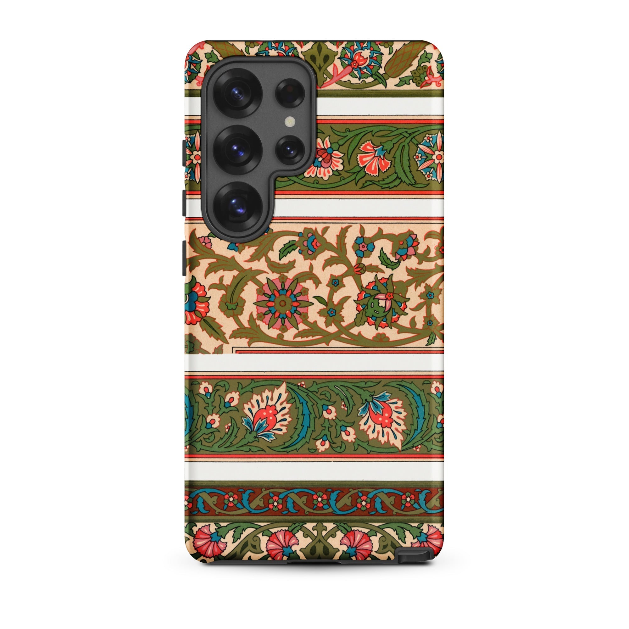 La Decoration Arabe 32 - Emile Prisse D’avennes Art Samsung Case, Galaxy S25 Ultra / Matte, Smartphone Case Vintage Floral Vine Pattern