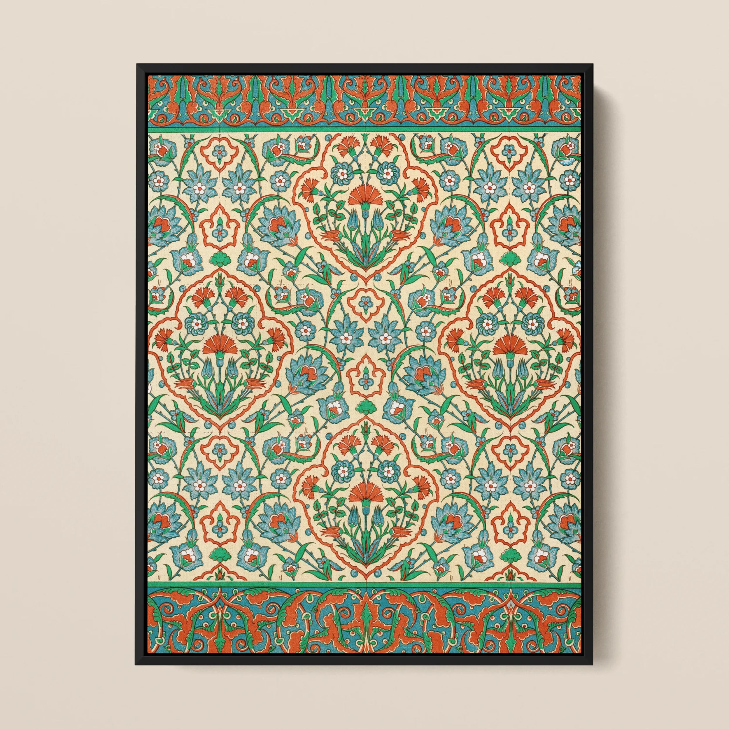 La Decoration Arabe 33 - Emile Prisse D’avennes Framed Canvas Posters Prints & Visual Artwork