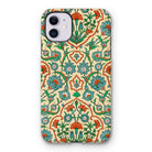 La Decoration Arabe 33 - Emile Prisse D’avennes Iphone Case, 11 / Matte, Floral Patterned Iphone Case Intricate Green Blue Orange