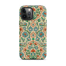La Decoration Arabe 33 - Emile Prisse D’avennes Iphone Case, 12 Pro Max / Matte, Floral Patterned Phone Case