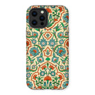 La Decoration Arabe 33 - Emile Prisse D’avennes Iphone Case, 13 Pro Max / Matte, Decorative Iphone Case Intricate Floral Pattern Blue Orange
