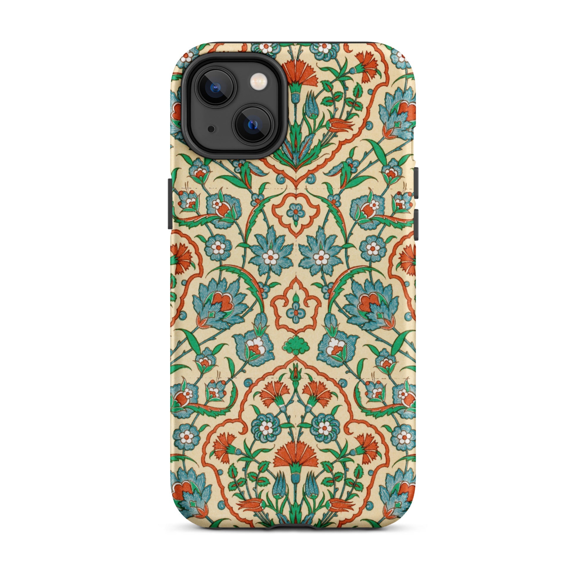 La Decoration Arabe 33 - Emile Prisse D’avennes Iphone Case, 14 Plus / Matte, Floral Patterned Phone Case