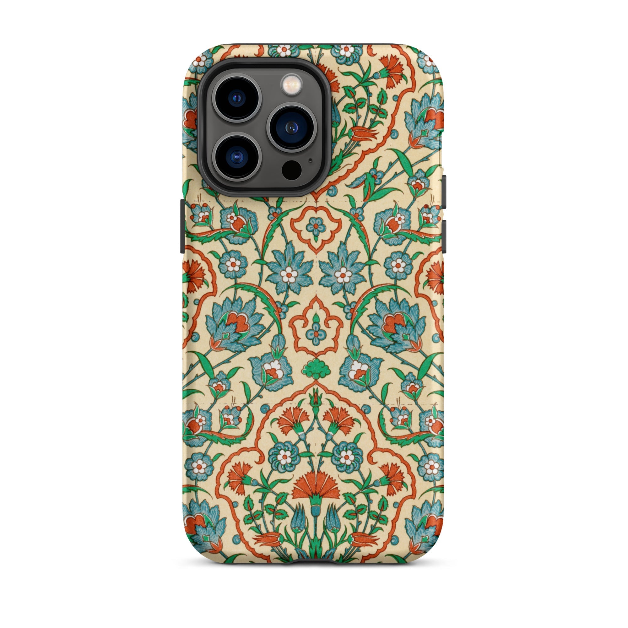La Decoration Arabe 33 - Emile Prisse D’avennes Iphone Case, 14 Pro Max / Matte, Floral Patterned Phone Case
