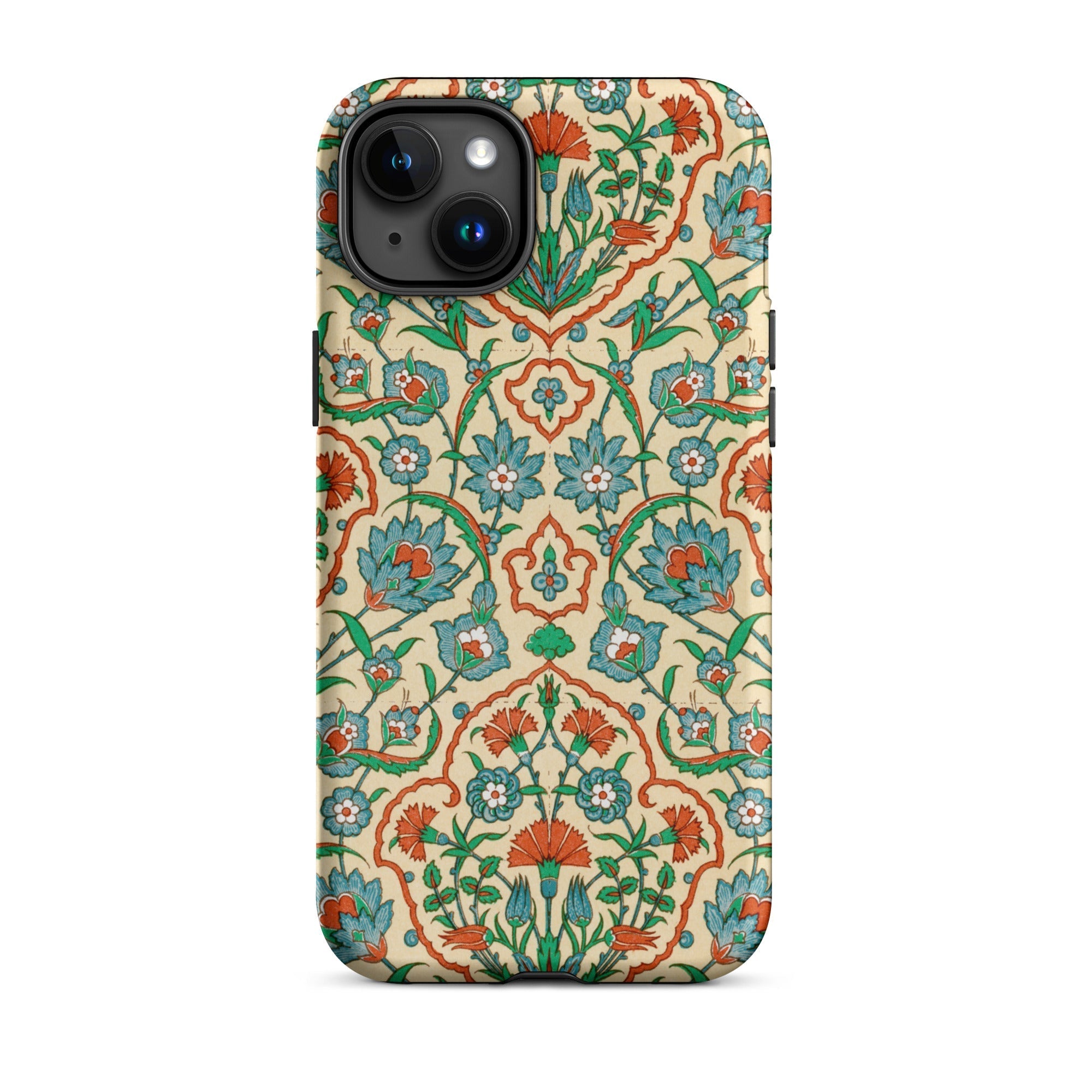 La Decoration Arabe 33 Emile Prisse D’avennes Iphone Case, 15 Plus / Matte, Floral Patterned Phone Case