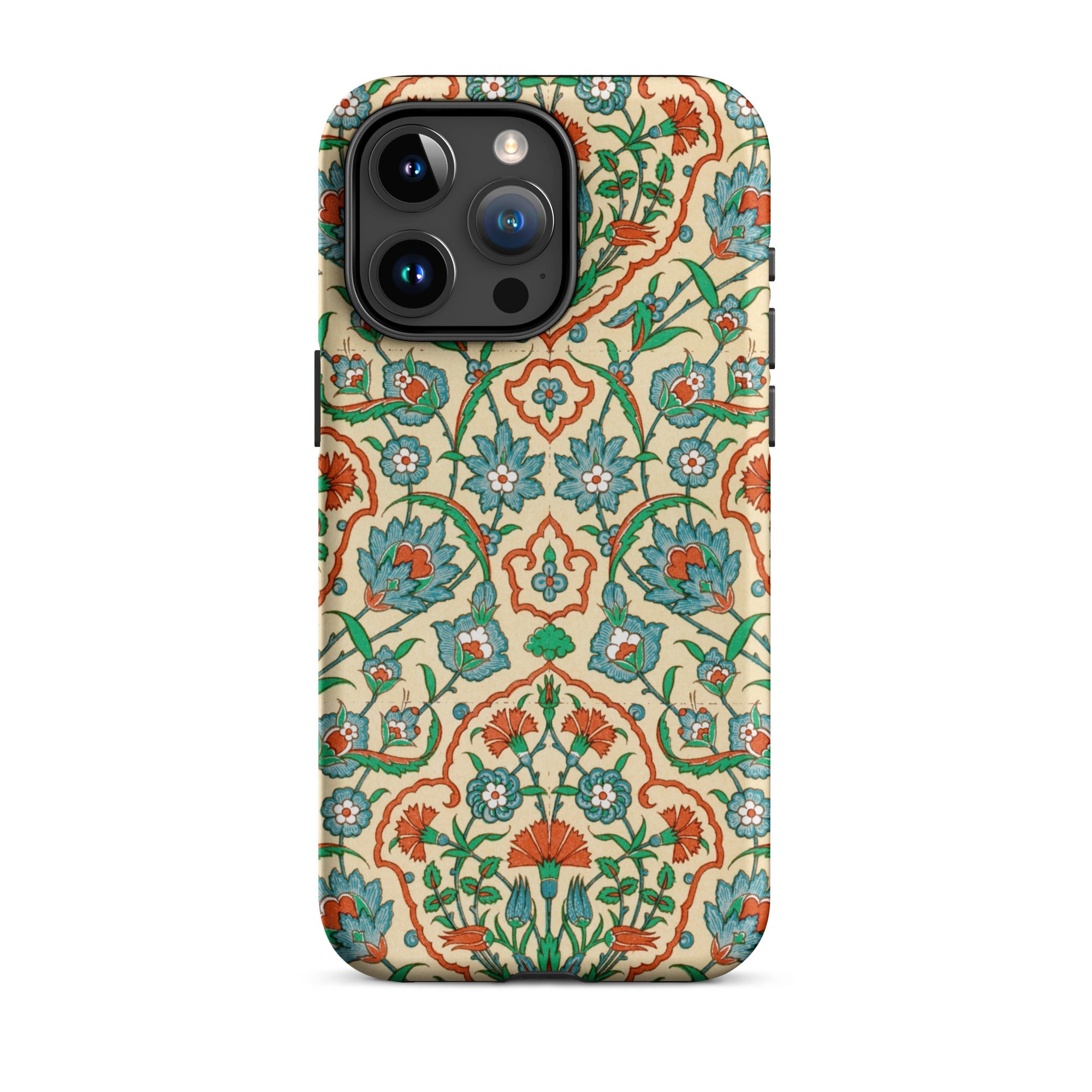 La Decoration Arabe 33 - Emile Prisse D’avennes Iphone Case, 15 Pro Max / Matte, Floral Patterned Phone Case