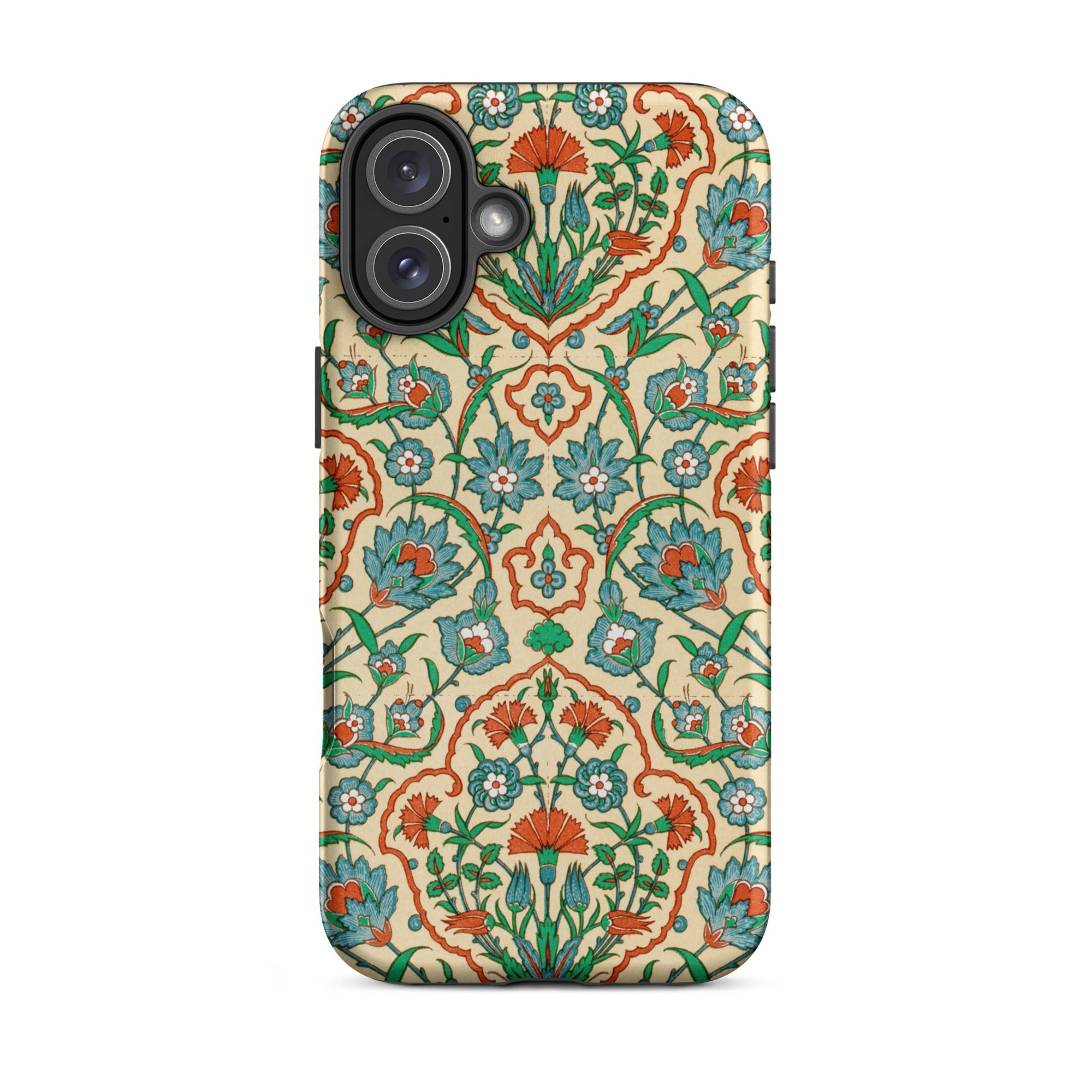 La Decoration Arabe 33 - Emile Prisse D’avennes Iphone Case, 16 Plus / Matte, Floral Patterned Phone Case