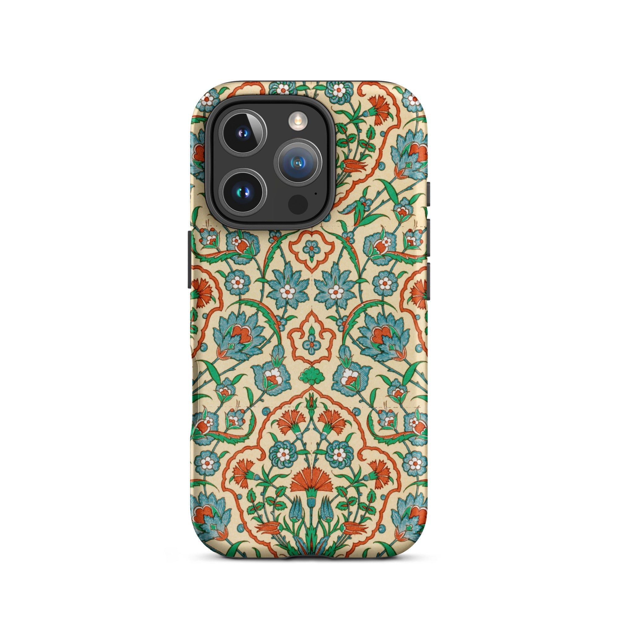 La Decoration Arabe 33 - Emile Prisse D’avennes Iphone Case, 16 Pro / Matte, Floral Patterned Phone Case