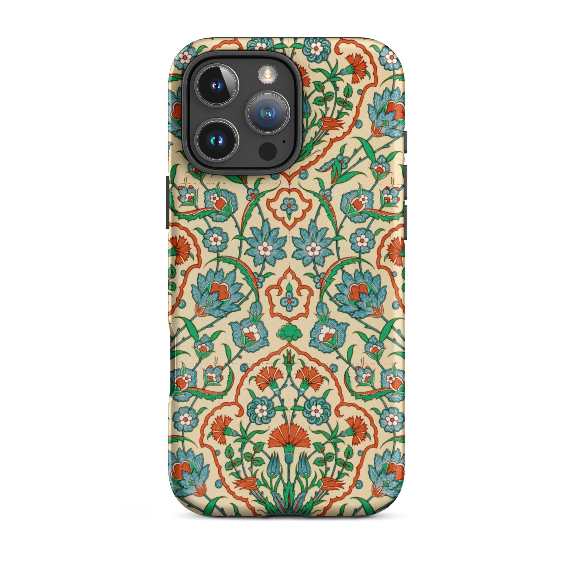 La Decoration Arabe 33 Emile Prisse D’avennes Iphone Case, 16 Pro Max / Matte, Floral Patterned Phone Case