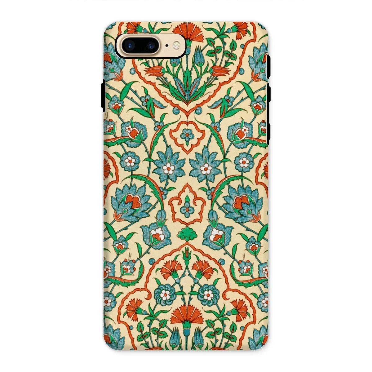 La Decoration Arabe 33 - Emile Prisse D’avennes Iphone Case, 8 Plus / Matte, Ornate Floral Patterned Phone Case Vibrant Colors Intricate