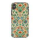 La Decoration Arabe 33 Emile Prisse D’avennes Iphone Case, Xs / Matte, Ornate Floral Patterned Phone Case Intricate Designs Green