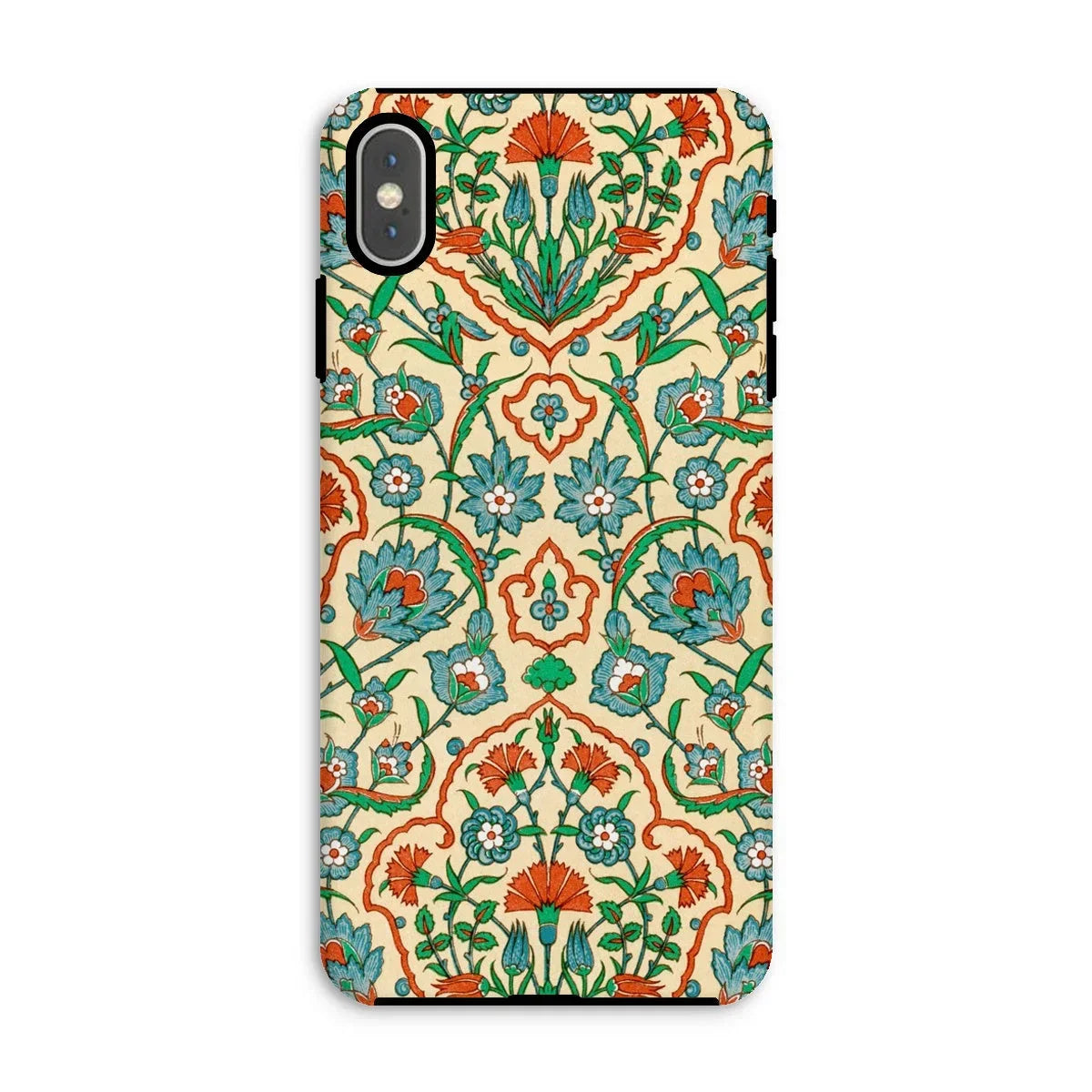 La Decoration Arabe 33 - Emile Prisse D’avennes Iphone Case, Xs Max / Matte, Floral Patterned Phone Case Intricate Middle Eastern-inspired