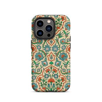 La Decoration Arabe 33 - Emile Prisse D’avennes Phone Case Iphone 14 Pro / Matte Floral Patterned Phone Case Decoration Arabe, émile Prisse
