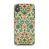 La Decoration Arabe 33 - Emile Prisse D’avennes Phone Case Iphone Xs Max / Matte Floral Patterned Phone Case Intricate Middle