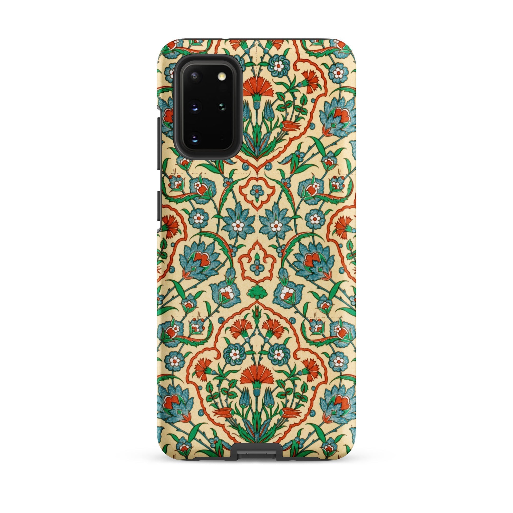 La Decoration Arabe 33 Emile Prisse D’avennes Samsung Case, Galaxy S20 Plus / Matte, Smartphone Case Cream Background Pattern Stylized