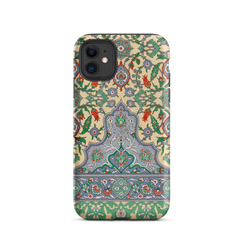 La Decoration Arabe 36 - Emile Prisse D’avennes Art Iphone Case, 11 / Matte, Floral Patterned Phone Case