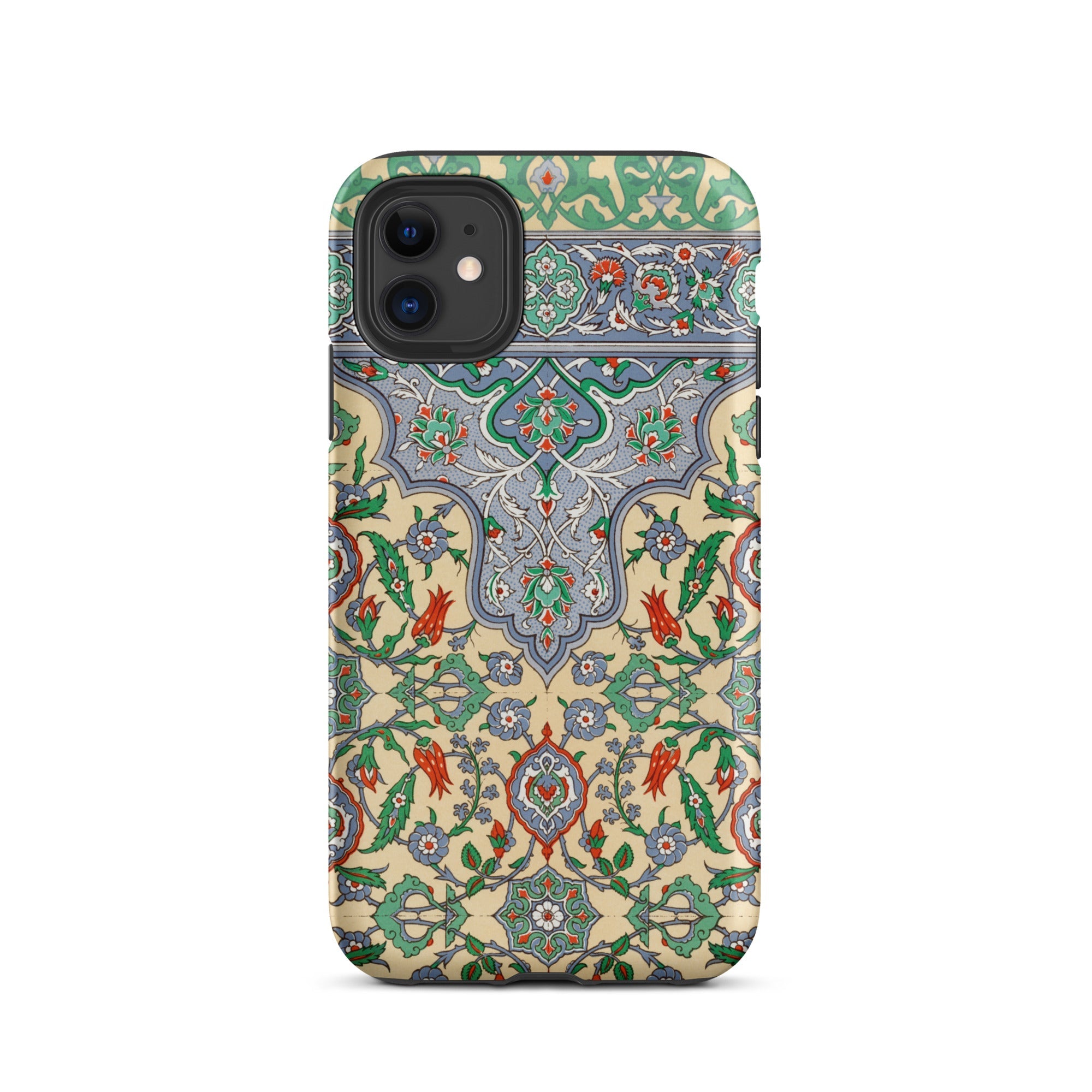 La Decoration Arabe 36 - Emile Prisse D’avennes Art Iphone Case, 11 / Matte, Floral Patterned Phone Case