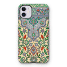 La Decoration Arabe 36 - Emile Prisse D’avennes Art Iphone Case, 11 / Matte, Ornate Iphone Case Intricate Floral Geometric Pattern Green