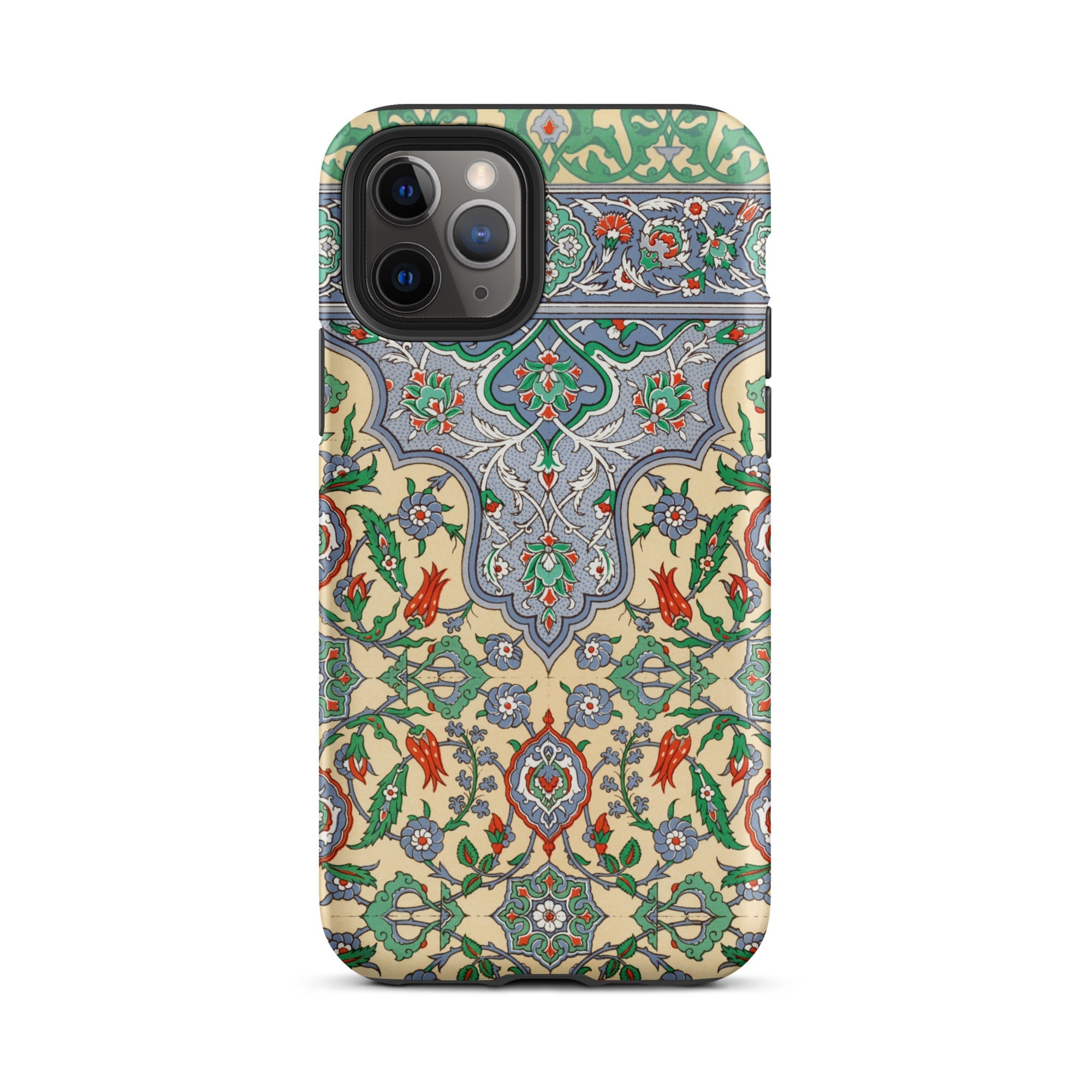 La Decoration Arabe 36 - Emile Prisse D’avennes Art Iphone Case, 11 Pro / Matte, Floral Patterned Phone Case