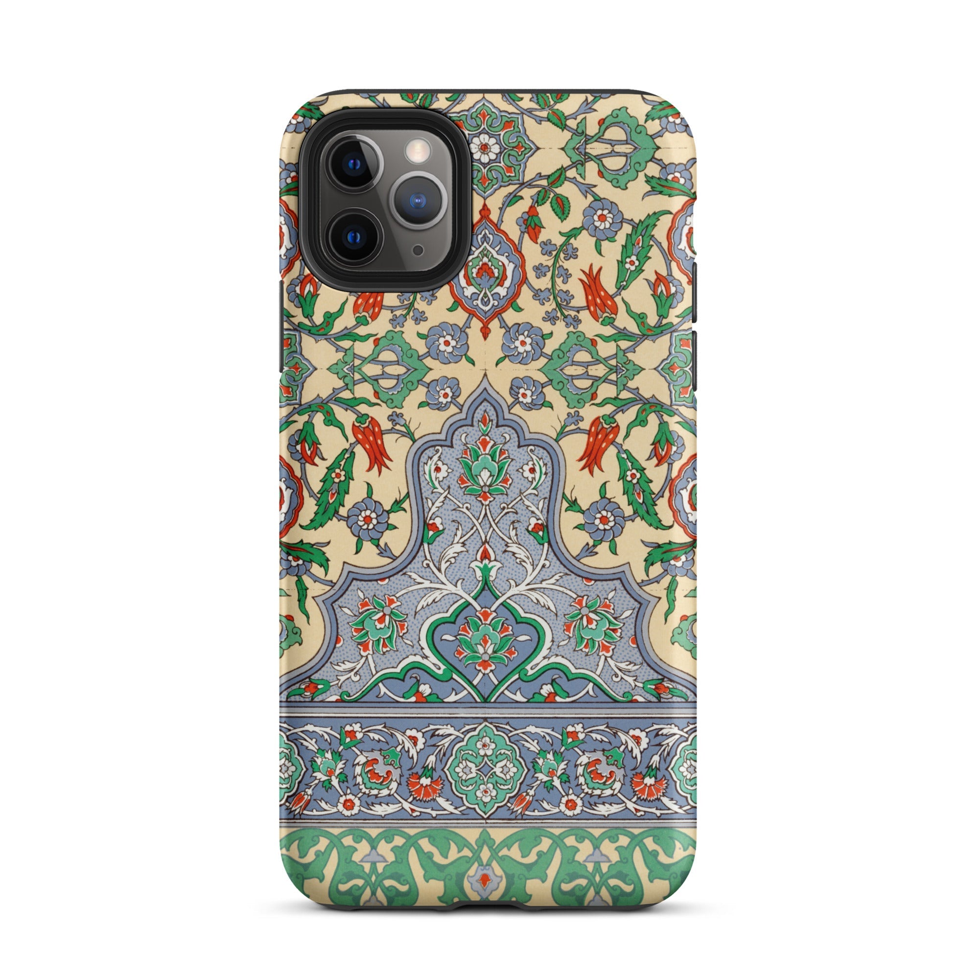 La Decoration Arabe 36 Emile Prisse D’avennes Art Iphone Case, 11 Pro Max / Matte, Floral Patterned Phone Case