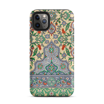 La Decoration Arabe 36 - Emile Prisse D’avennes Art Iphone Case, 11 Pro Max / Matte, Floral Patterned Phone Case