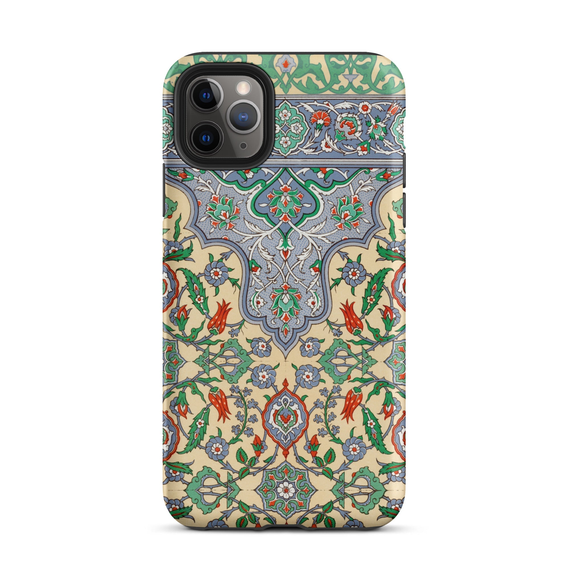 La Decoration Arabe 36 - Emile Prisse D’avennes Art Iphone Case, 11 Pro Max / Matte, Ornate Floral Patterned Phone Case