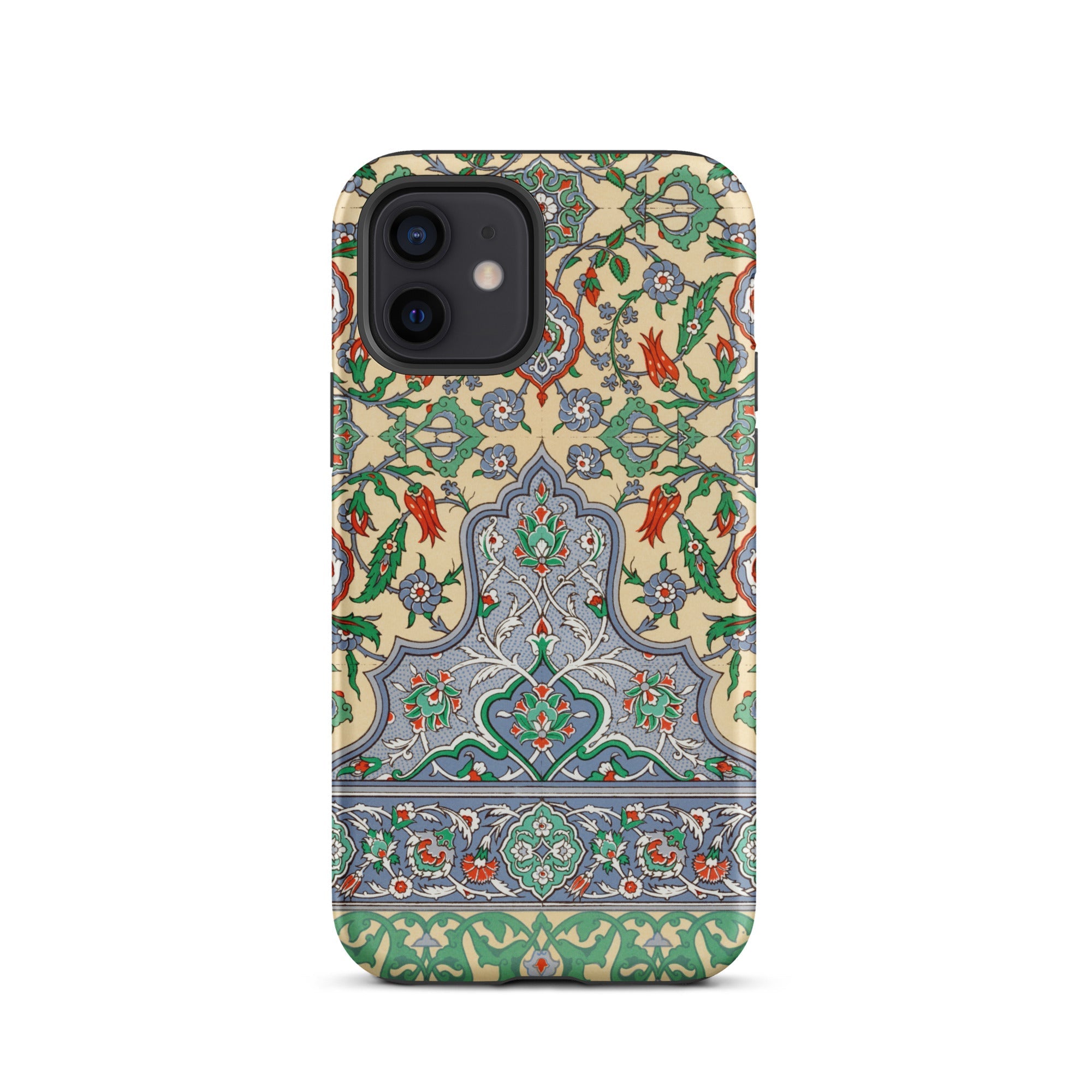 La Decoration Arabe 36 Emile Prisse D’avennes Art Iphone Case, 12 / Matte, Floral Patterned Phone Case
