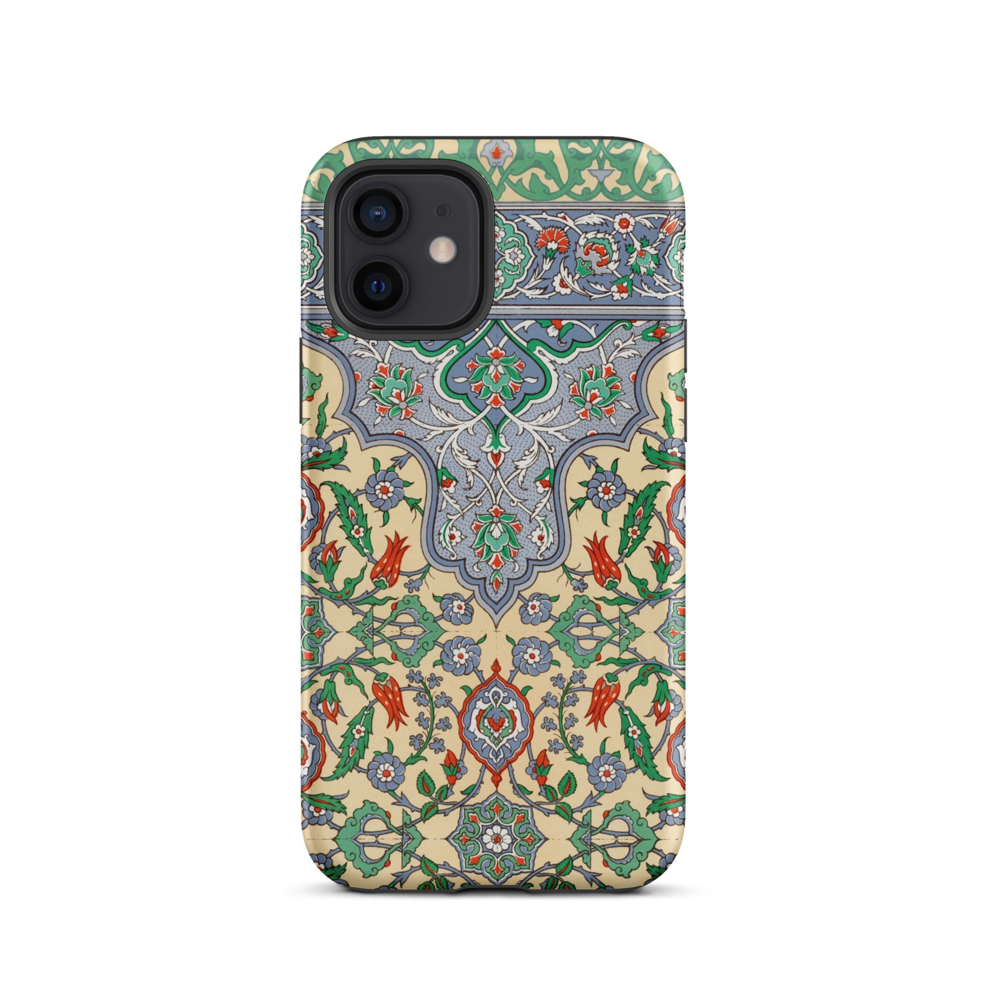 La Decoration Arabe 36 - Emile Prisse D’avennes Art Iphone Case, 12 / Matte, Floral Patterned Phone Case