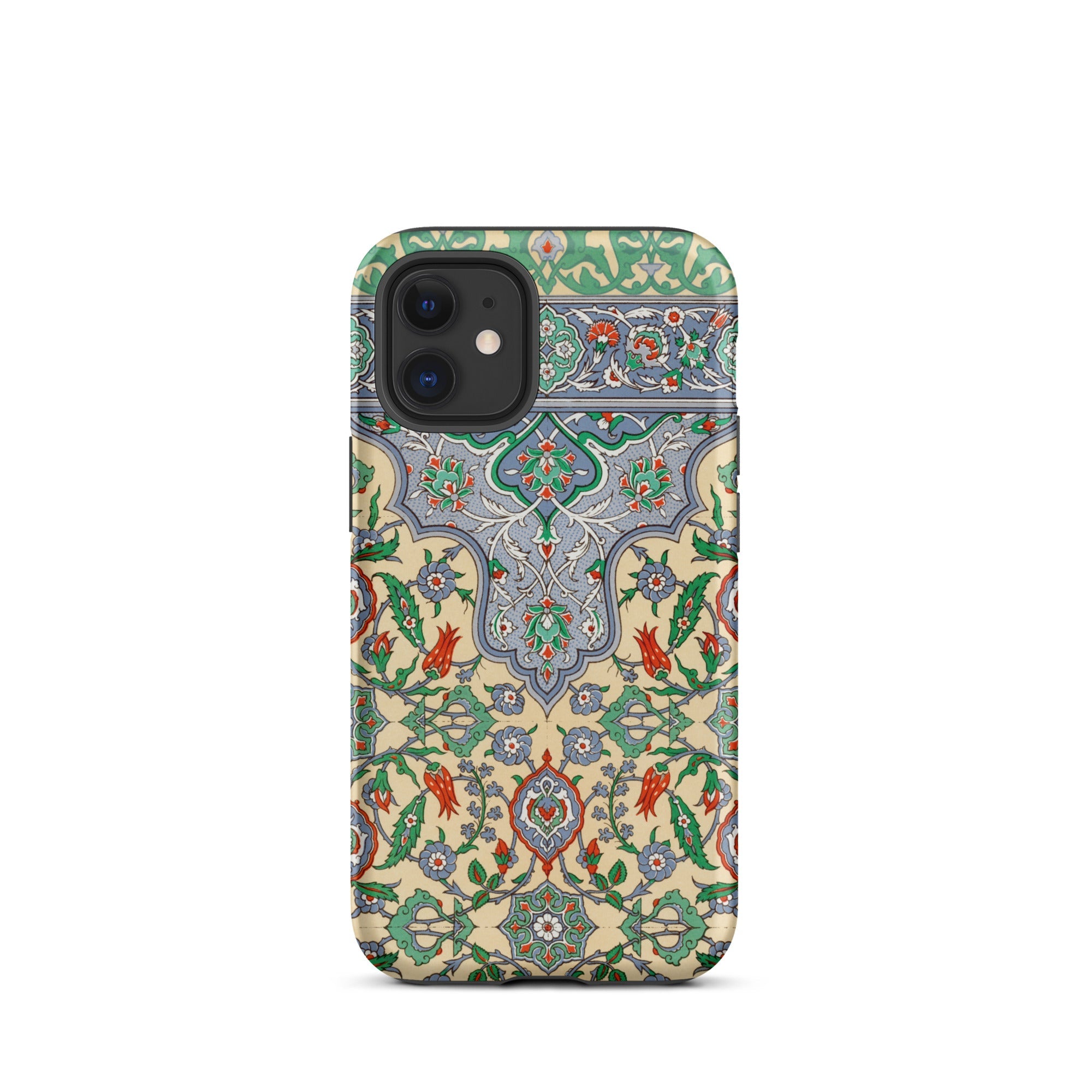 La Decoration Arabe 36 - Emile Prisse D’avennes Art Iphone Case, 12 Mini / Matte, Floral Patterned Phone Case