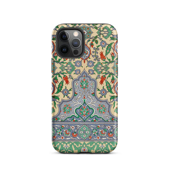 La Decoration Arabe 36 - Emile Prisse D’avennes Art Iphone Case, 12 Pro / Matte, Floral Patterned Phone Case