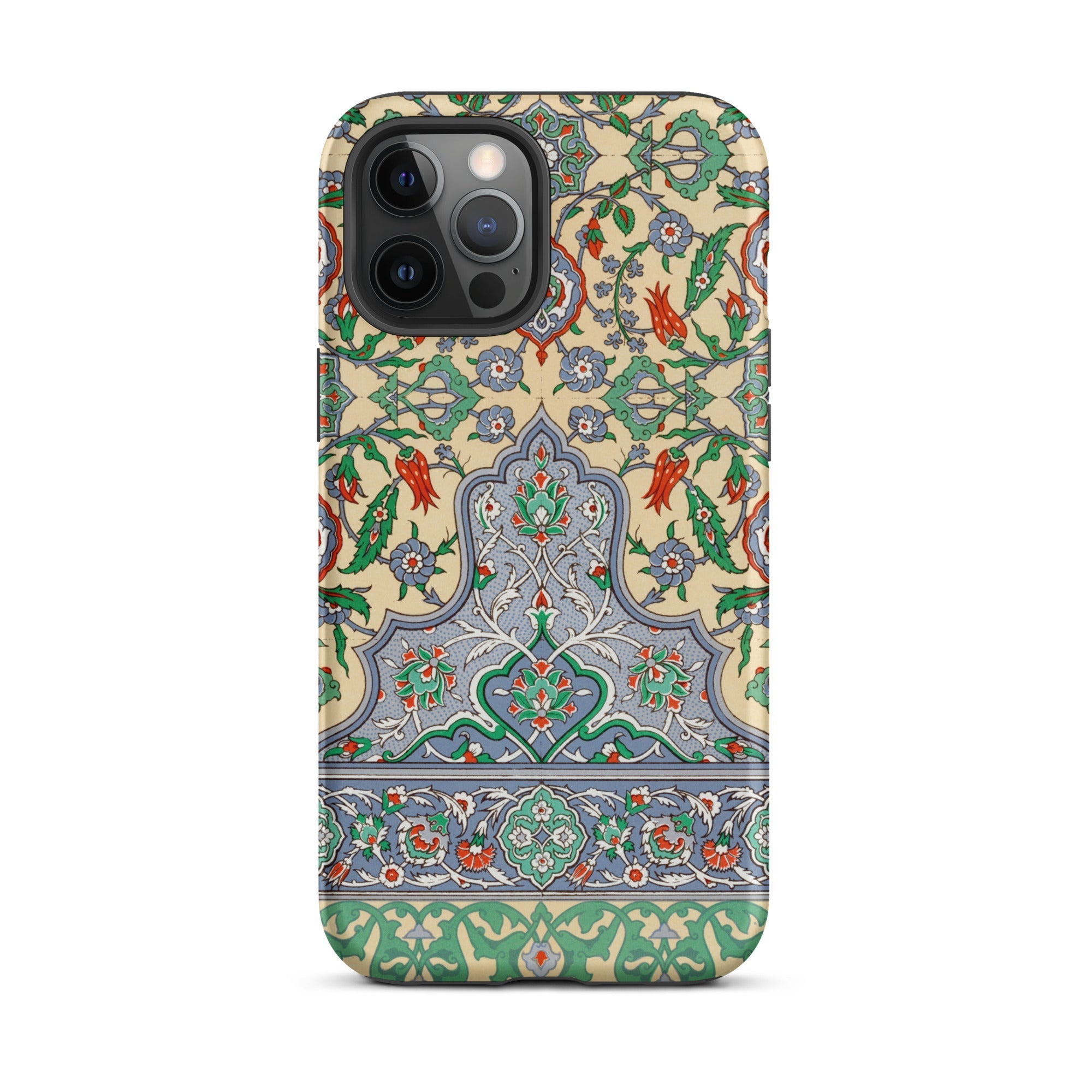 La Decoration Arabe 36 Emile Prisse D’avennes Art Iphone Case, 12 Pro Max / Matte, Floral Patterned Phone Case
